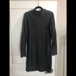NEW: Banana Republic Grey Sweater Dress